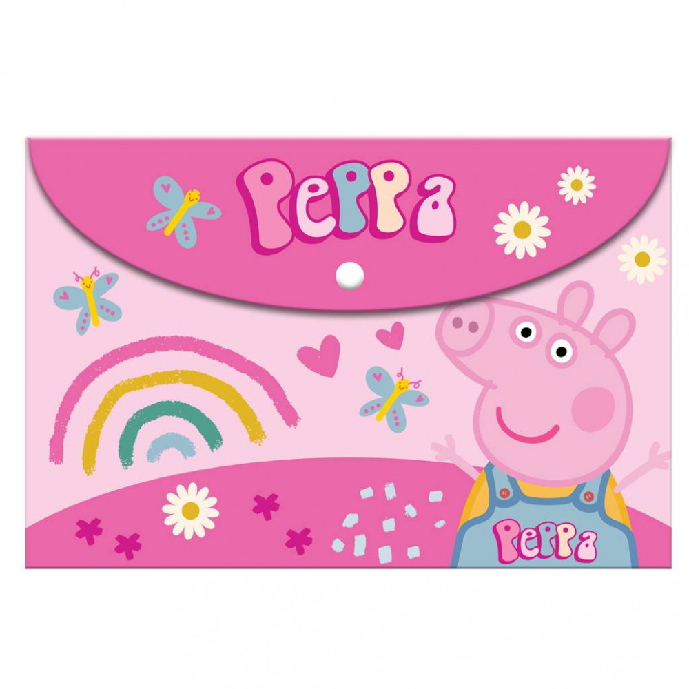 Φάκελος κουμπί Α4 Peppa Pig