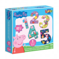 Παζλ Luna Peppa Pig Αριθμοί 1-5 15τεμ.