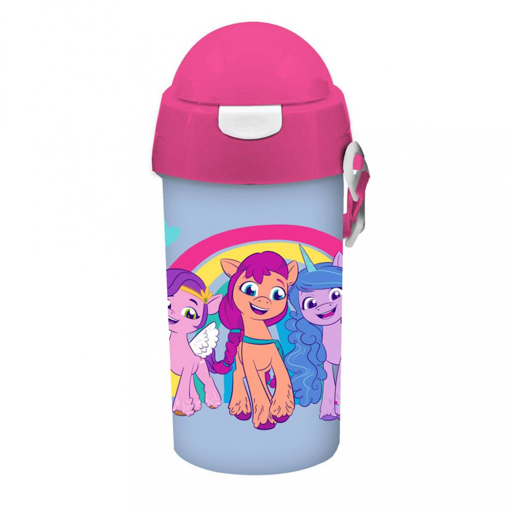 Παγούρι My Little Pony πλαστικό με καλαμάκι 500ml