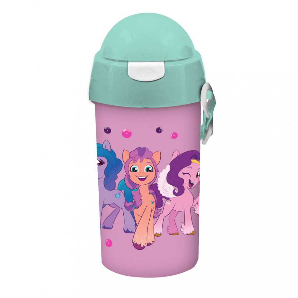 Παγούρι My Little Pony πλαστικό με καλαμάκι 500ml