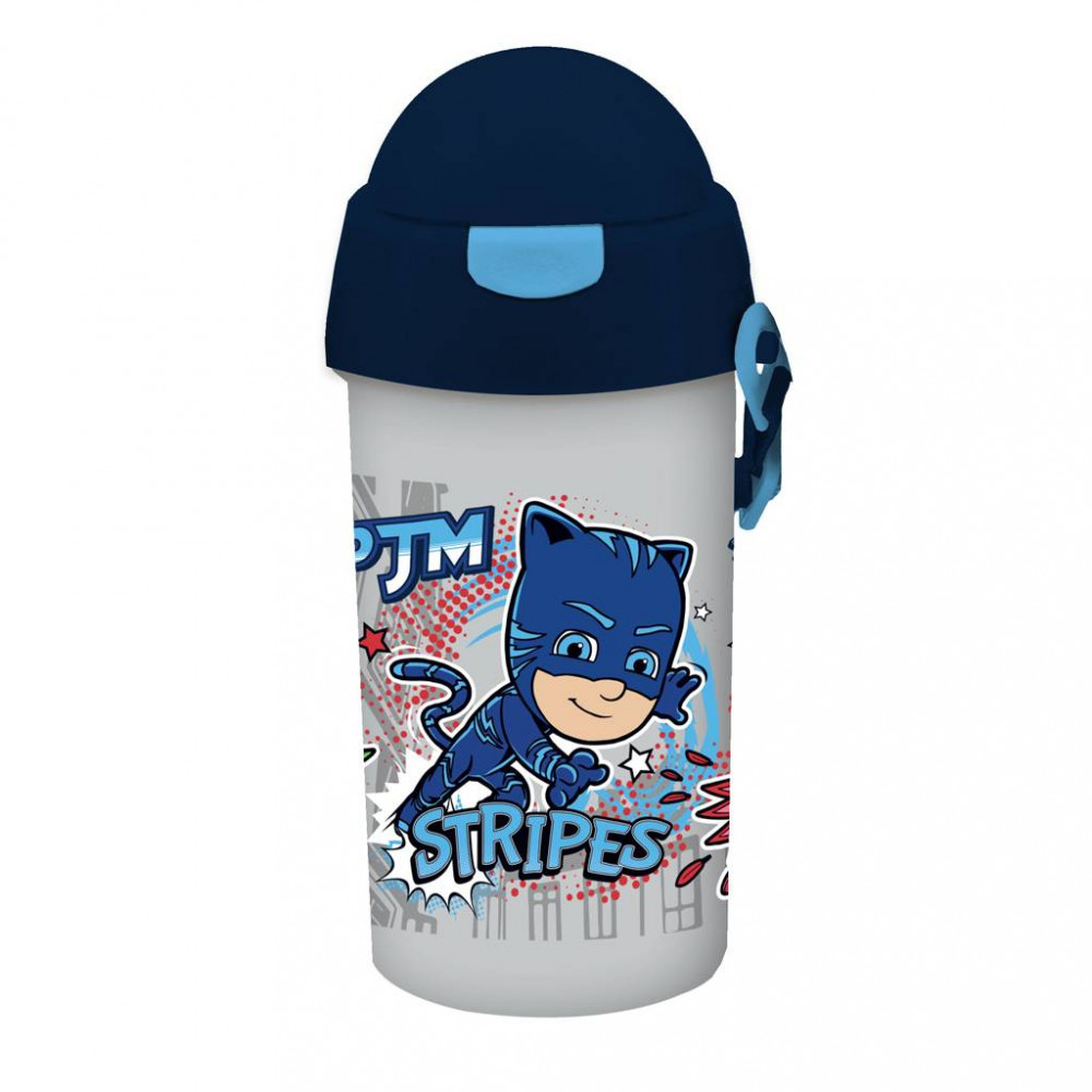 Παγούρι Pj Masks πλαστικό με καλαμάκι 500ml