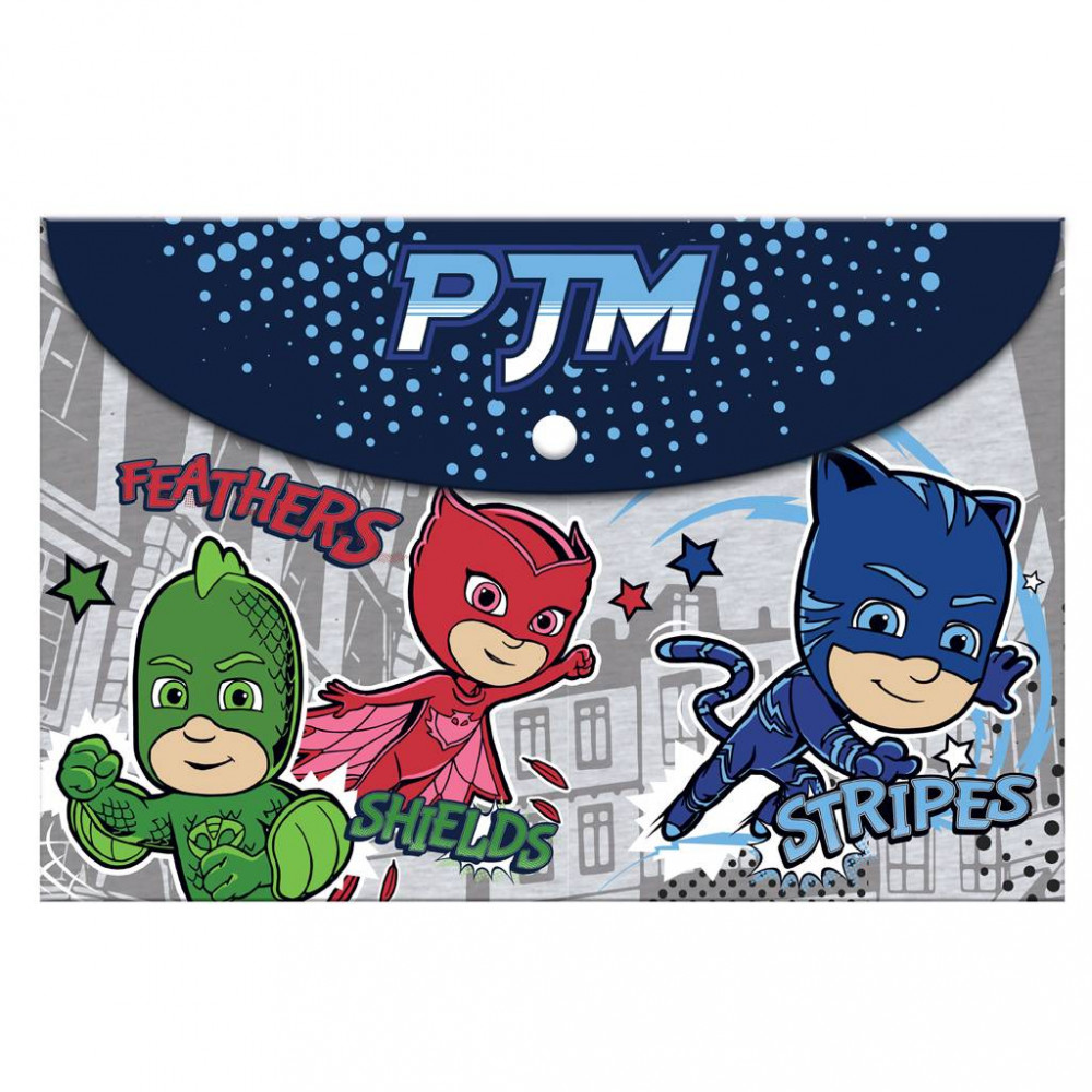 Φάκελος κουμπί Α4 Pj Masks