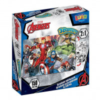 Παζλ Avengers Lenticular 2 σε 1 150τεμ.