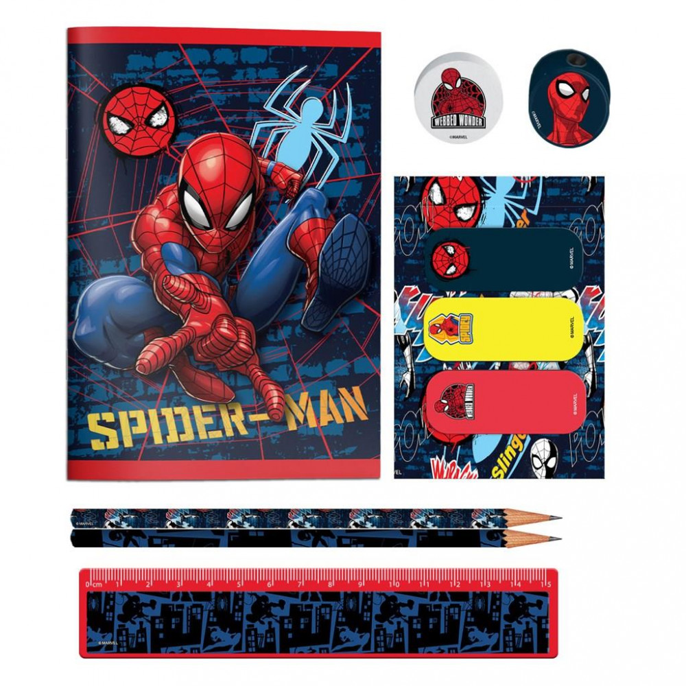 Σετ γραφικών Spiderman σε PVC τσαντάκι
 000508435