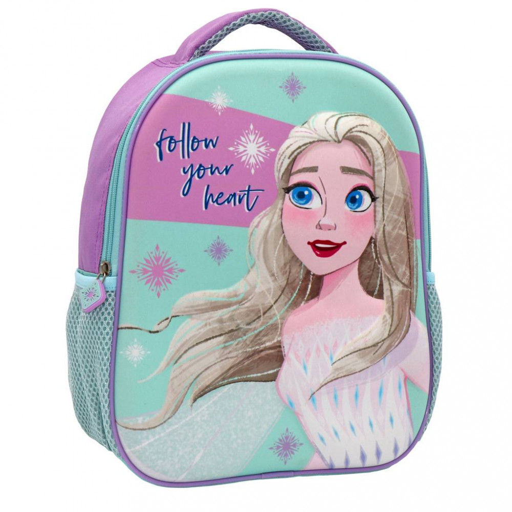 Τσάντα Nηπιαγωγείου 3D Eva Frozen 2 go with your heart 26x10x32cm