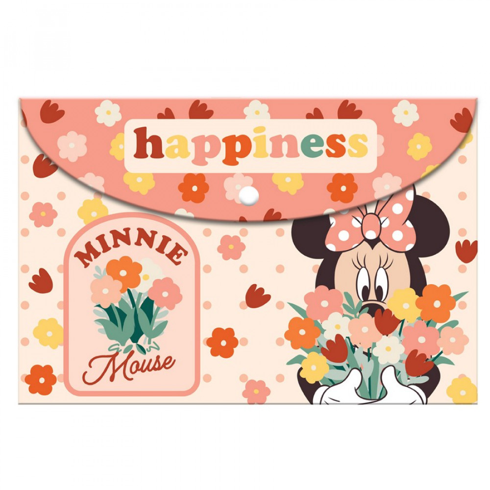 Φάκελος κουμπί A4 Minnie Happiness