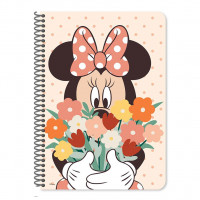 Τετράδιο σπιράλ Minnie Mouse 2 θεμάτων 17x25 60φ.
