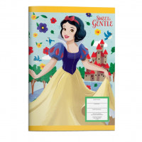 Τετράδιο καρφίτσα Princess Snow white 17x25 40Φ.
