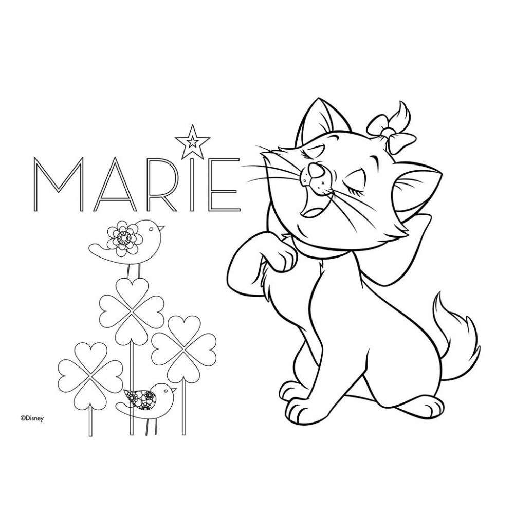 Μπλοκ Ζωγραφικής Disney Marie Cat eiffel 40φυλ