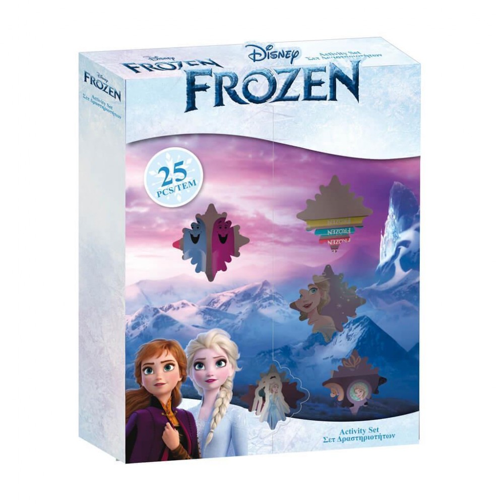 Σετ δραστηριοτήτων Frozen 25τεμ. 25Χ5Χ32cm