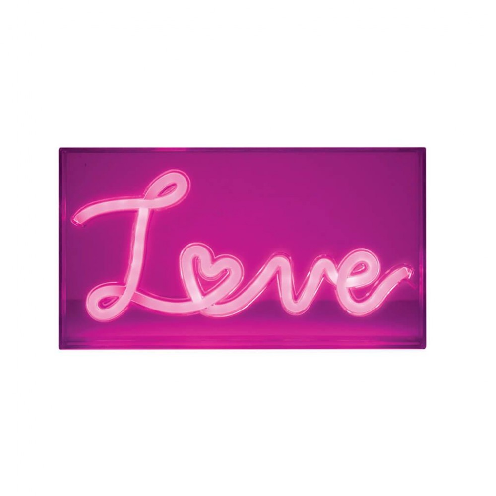 Φωτιστικό διακοσμητικό Mood Neon Led Love 23x4x13cm