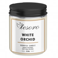 Κερί αρωματικό Tesoro White orchid 210g