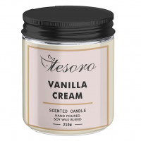 Κερί αρωματικό Tesoro Vanilla cream 210g