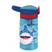 Παγούρι Must πλαστικό PCTG shark με καλαμάκι 500ML