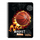 Τετράδιο σπιράλ Must Basketball 2 θεμάτων 17x25 60φ.