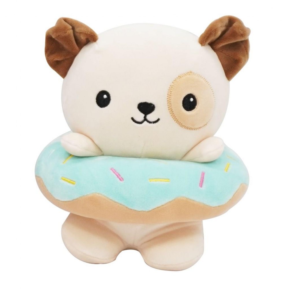 Λούτρινα ζωάκια Luna Donuts Squish 21cm 4 σχέδια