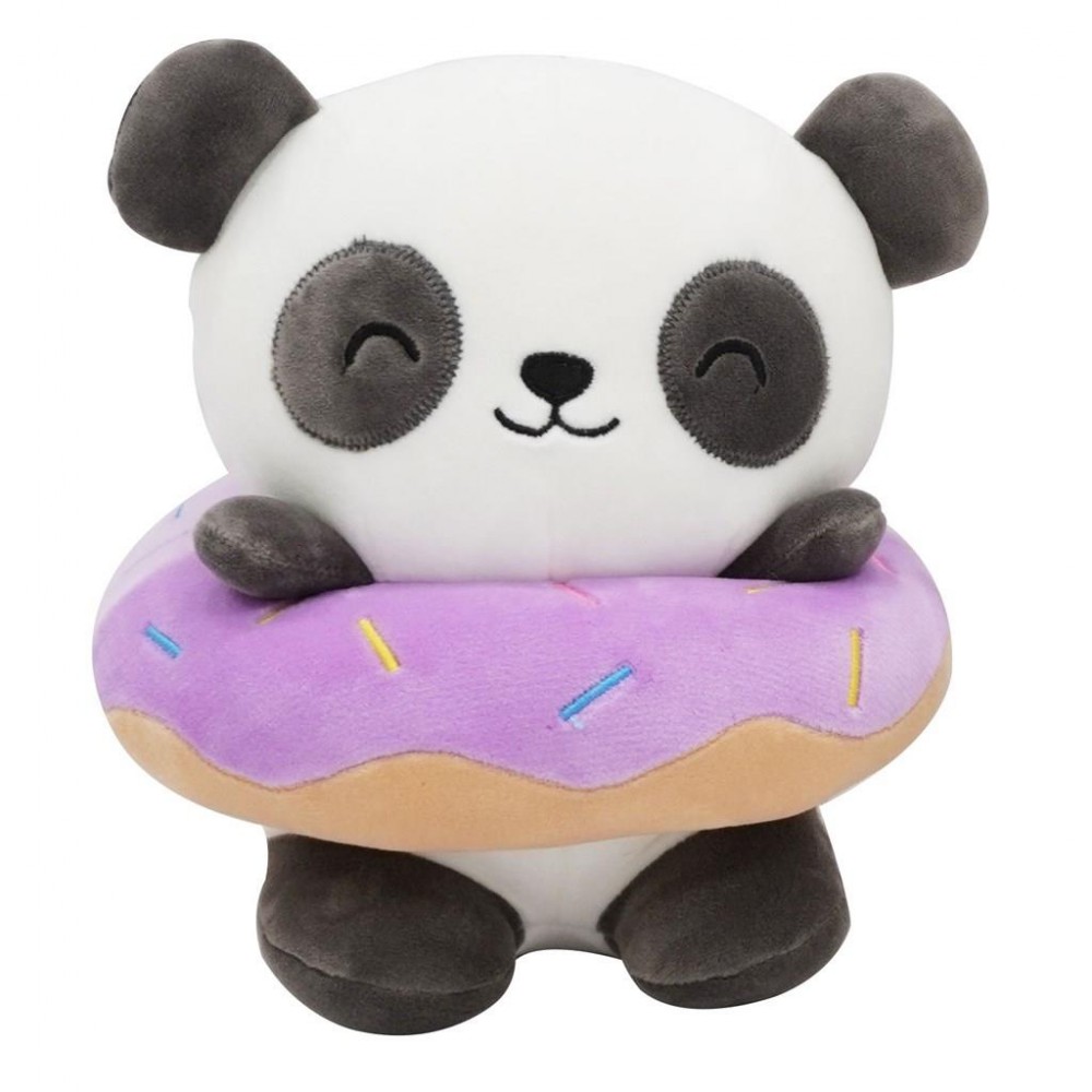 Λούτρινα ζωάκια Luna Donuts Squish 21cm 4 σχέδια