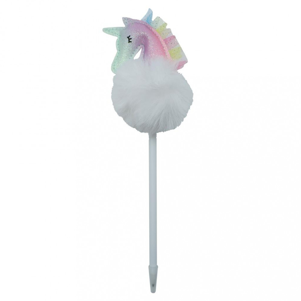 Μολύβι Unicorn με pompom 3 χρώματα