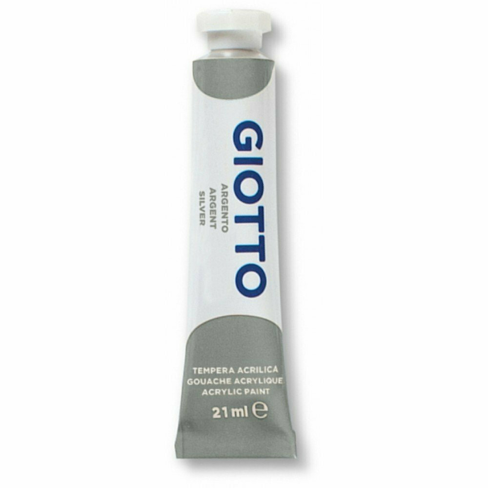 Τέμπερα Giotto 21ml silver