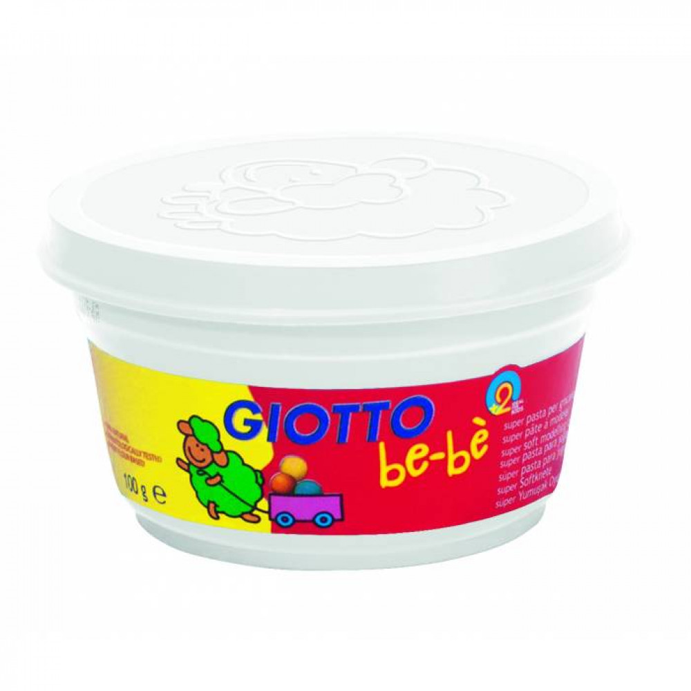 Πλαστοζυμαράκια Giotto Bebe 3x100gr λευκό - μπλε - πράσινο