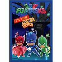 Τετράδιο καρφίτσα PJ Masks 17x25 40Φ.