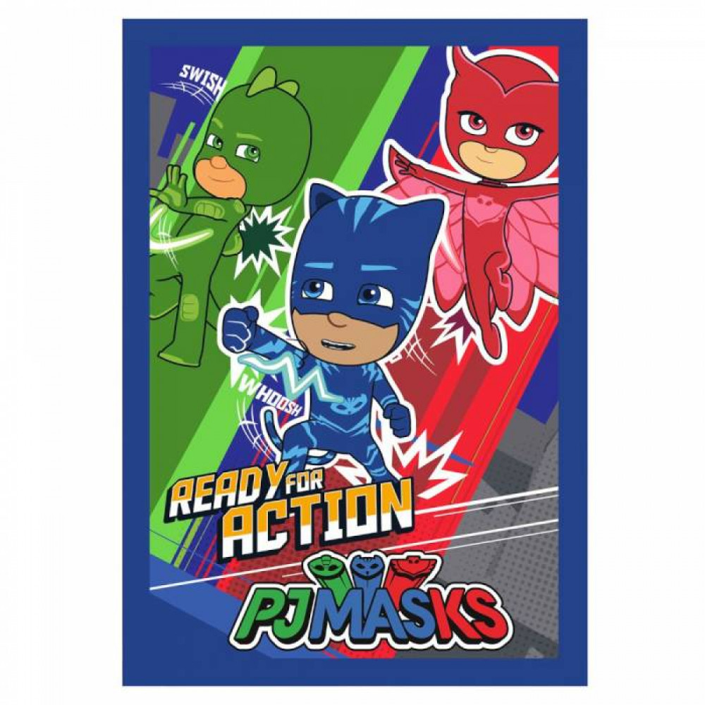 Τετράδιο καρφίτσα PJ Masks 17x25 40Φ.