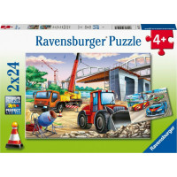 Πάζλ Ravensburger 2x24 Εργοτάξιο