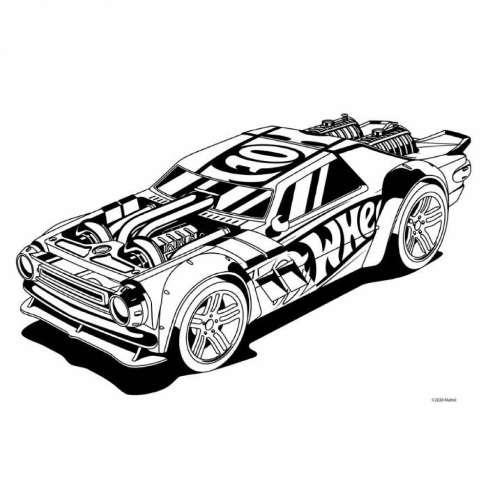 Μπλοκ Ζωγραφικής Hot Wheels 23x33cm 40φυλ. 0570253