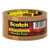 Ταινία Συσκευασίας Scotch Αθόρυβη Καφέ 48mm x 50m