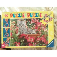 Παζλ Ravensburger Γκρίζα γατάκια 90τεμ