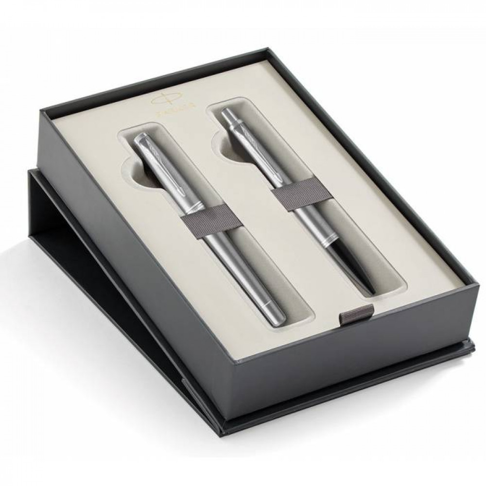 Σετ Parker Urban Stainless Steel CT Ballpoint & Rollerball