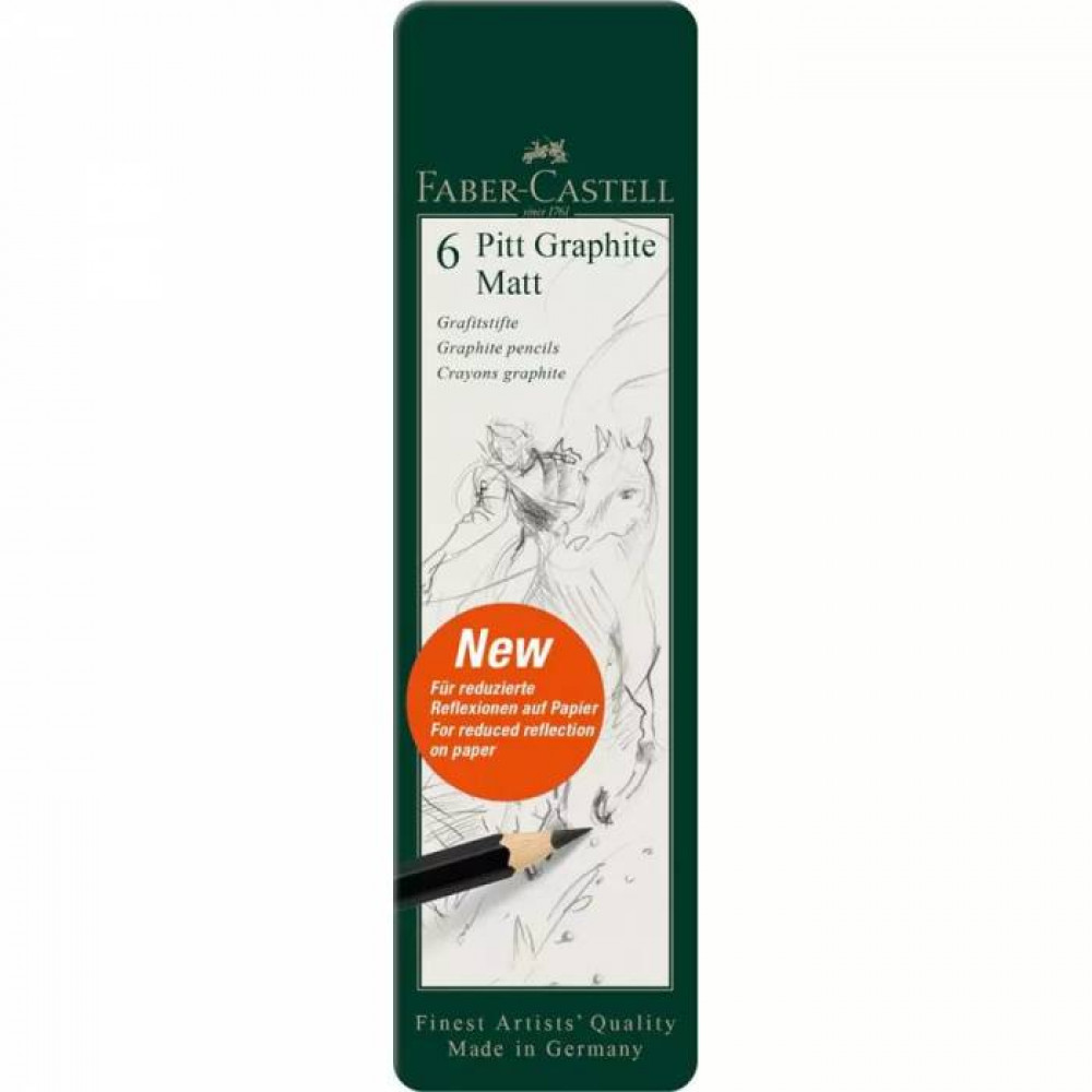 Σετ Faber Castell Pitt Graphite σε μεταλλική κασετίνα 6 τεμ