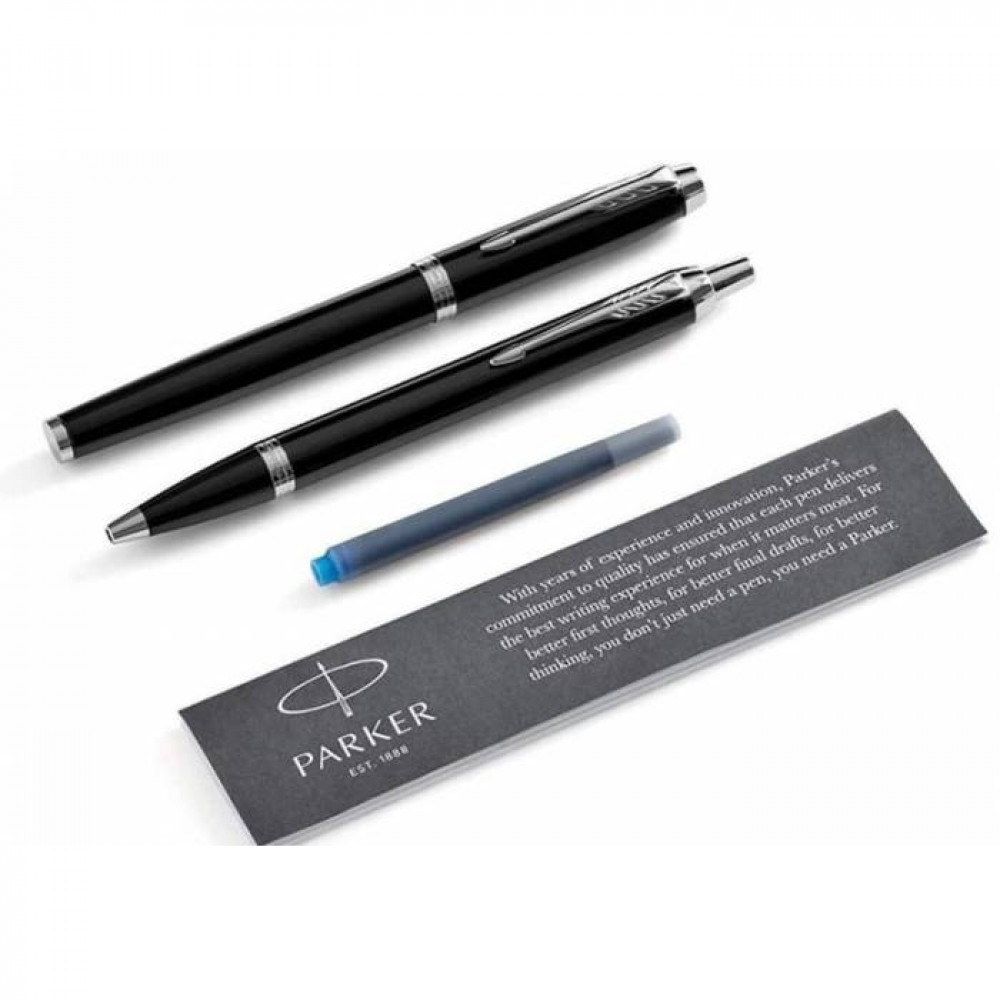 Σετ Parker IM Duo Laque Black CT Πένα & Ballpoint