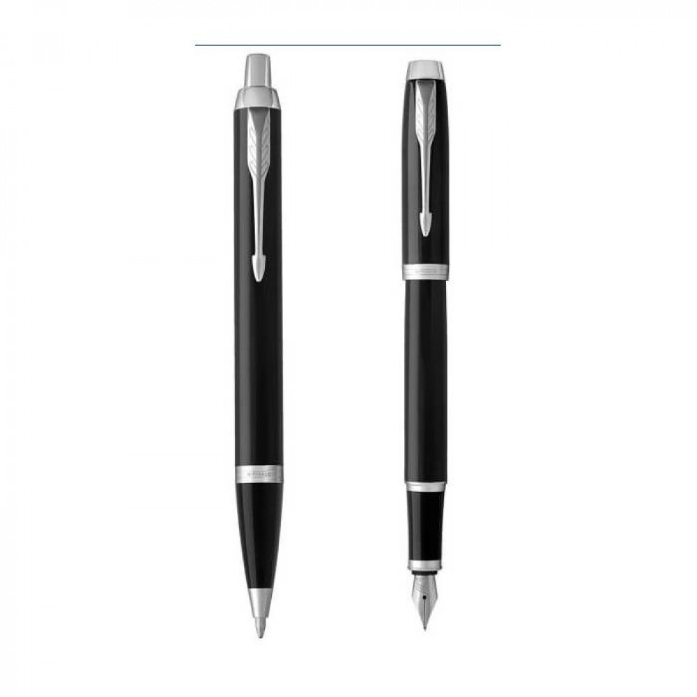 Σετ Parker IM Duo Laque Black CT Πένα & Ballpoint