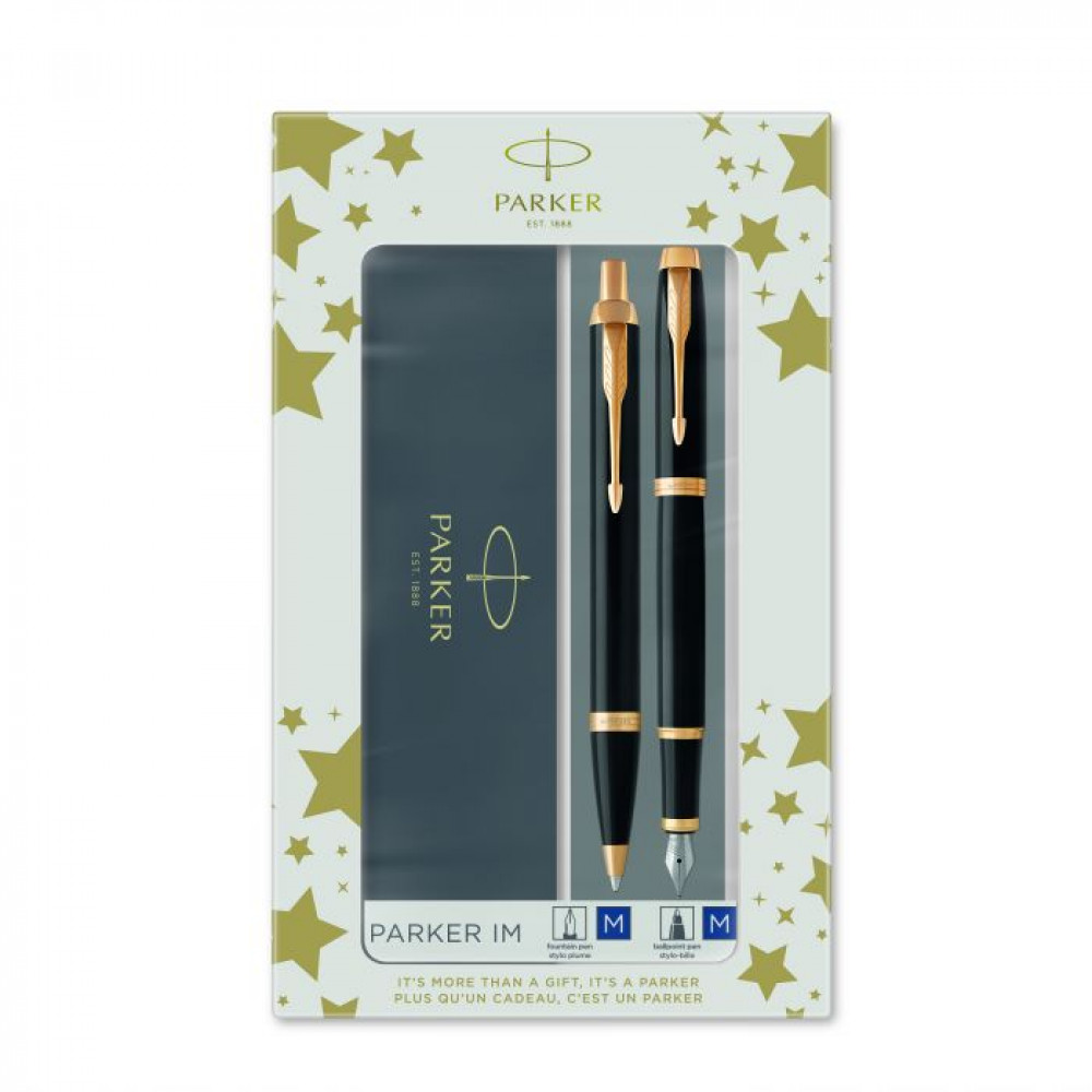 Σετ Parker IM Duo Laque Black GT Πένα & Ballpoint