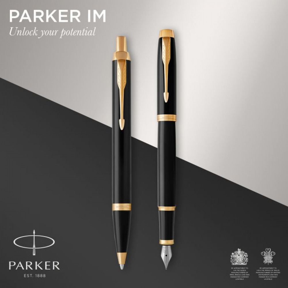 Σετ Parker IM Duo Laque Black GT Πένα & Ballpoint