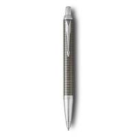 Σετ Parker IM Premium Dark Espresso CT Ballpoint με δερμάτινη θήκη