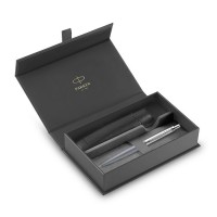 Σετ Parker Jotter XL MonochromeGrey CT με δερμάτινη θήκη