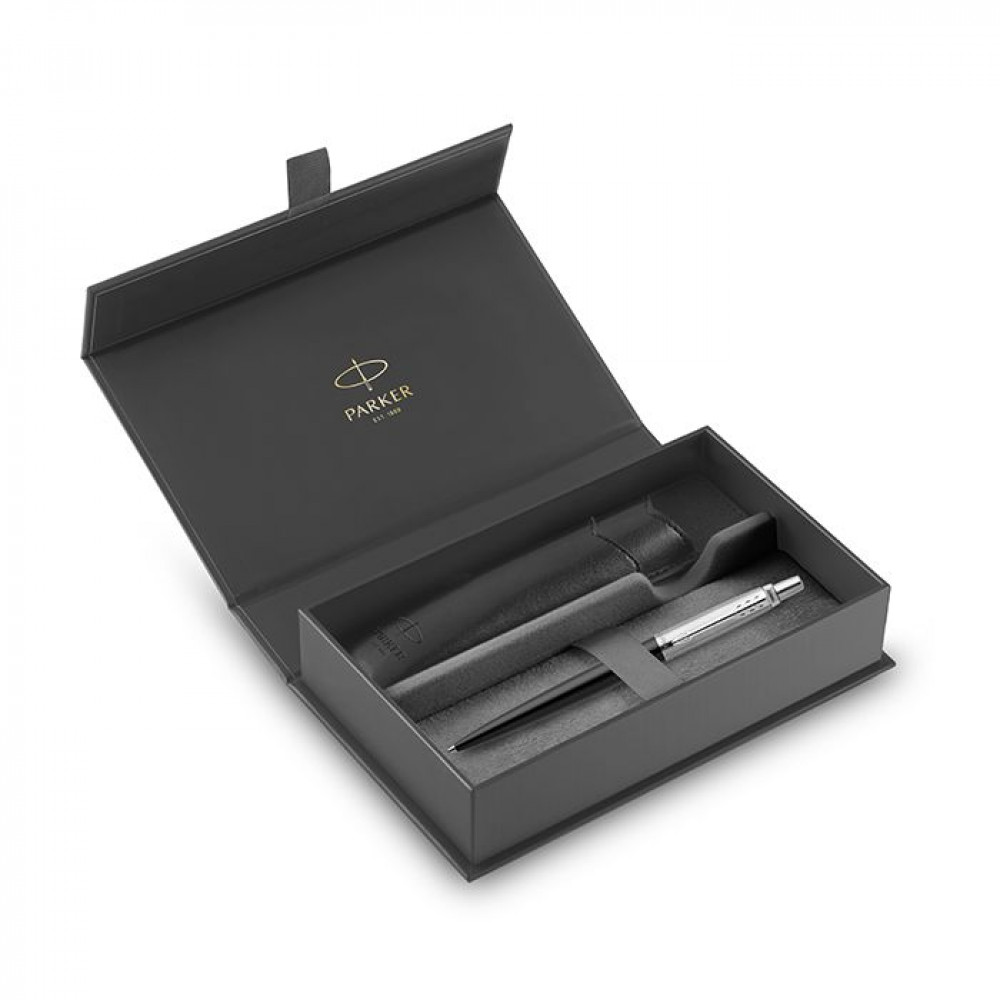 Σετ Parker Jotter Bond Street Black CT Ballpoint με θήκη δώρο