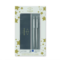 Σετ Parker Jotter Core Duo Stainless Steel CT Ballpoint & μηχανικό μολύβι