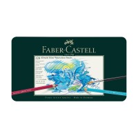 Ξυλομπογιές Faber Castell Aquarela μεταλλική κασετίνα 120 τεμ.