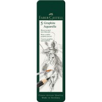 Σετ μολύβια Faber Castell Graphite Aquarelle σε 5 σκληρότητες