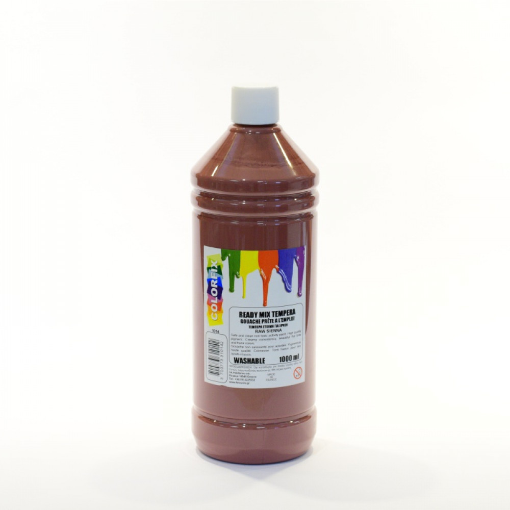 Τέμπερα Colorfix 1lt Raw Sienna