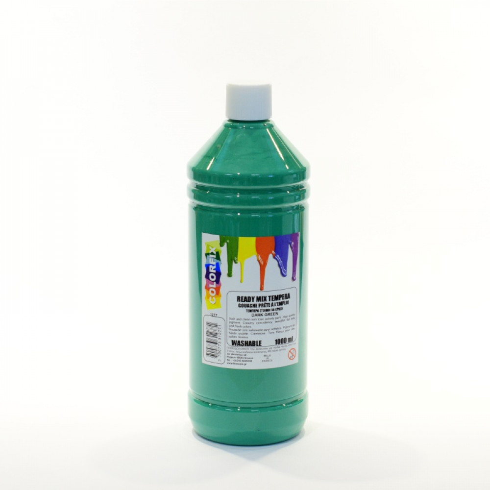 Τέμπερα Colorfix 1lt Dark Green