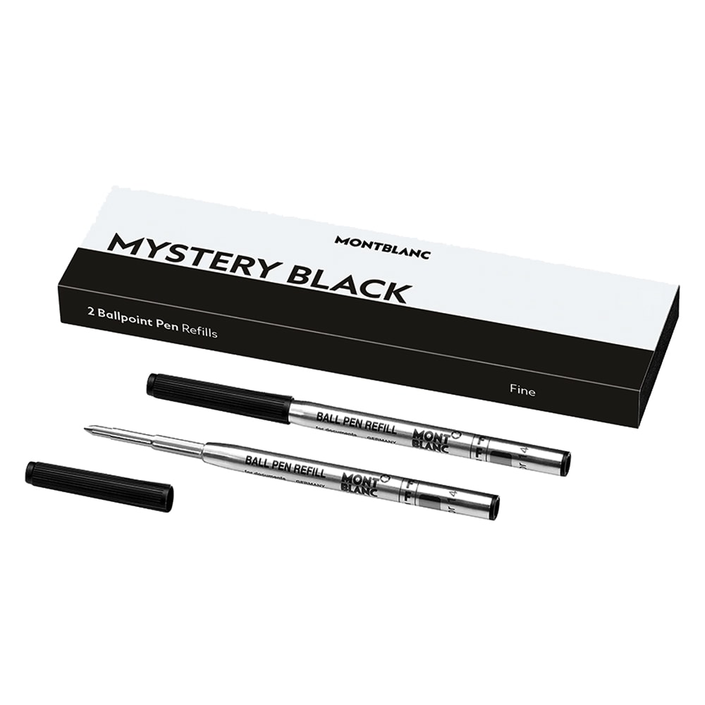 Σετ ανταλλακτικά Mont Blanc Ballpoint Mystery Black F 2 τεμ