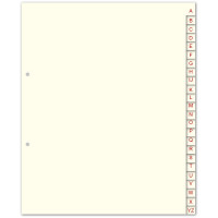 Διαχωριστικά Typotrust Ευρετήριο χάρτινο A-Z Ξενόγλωσσο 23x30cm