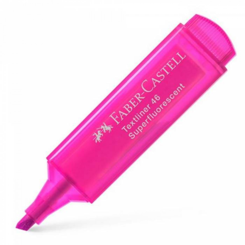 Μαρκαδόρος Υπογράμμισης Faber Castell 1546 fluo ροζ