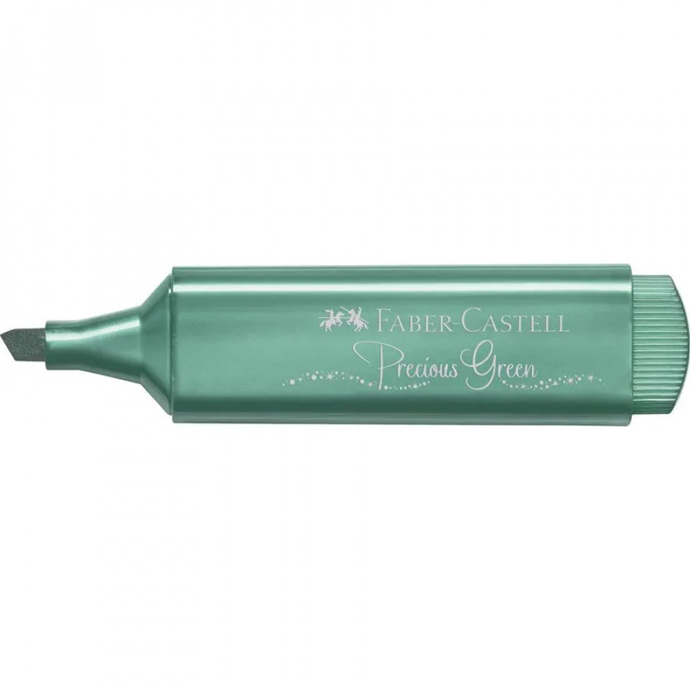 Μαρκαδόρος Υπογράμμισης Faber Castell 1546 μεταλλικό πράσινο