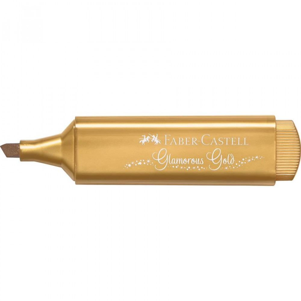 Μαρκαδόρος Υπογράμμισης Faber Castell 1546 μεταλλικό χρυσό