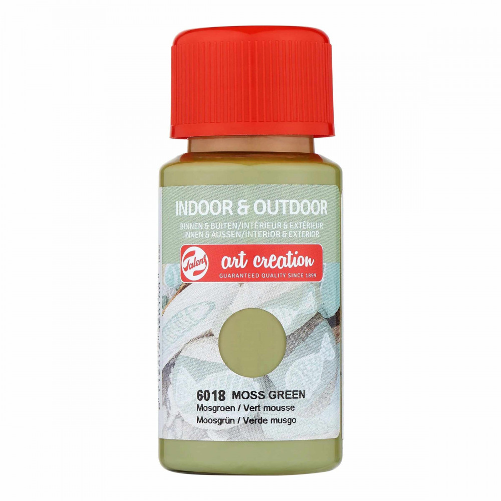 Χρώμα Indoor & Outdoor 50 ml Moss Green 6018